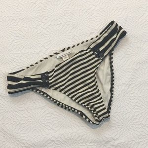 Robin Piccone NEW Swim Bottom Large Striped White